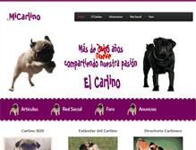 Tablet Screenshot of micarlino.es